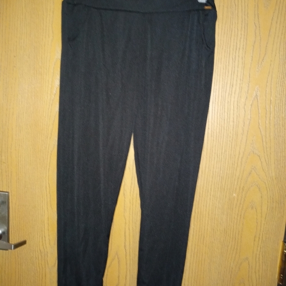 MORAL fiber Womens black leggings l/xl new A-14 - Picture 8 of 9